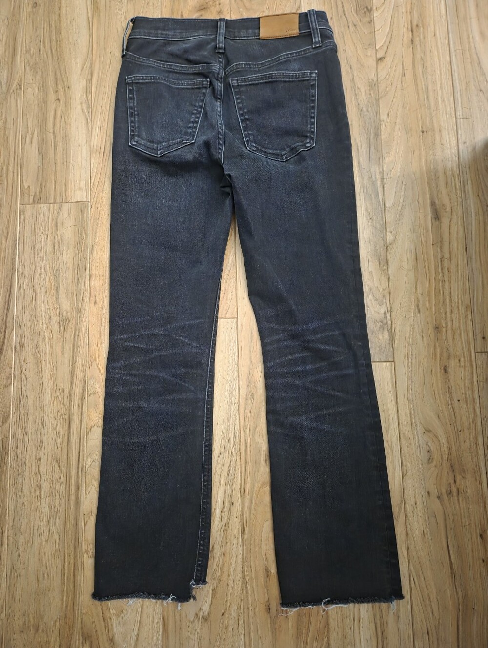 J. Crew Billie Demi Boot Crop Jeans  Black 25 - Picture 5 of 8